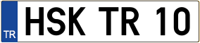 Truck License Plate